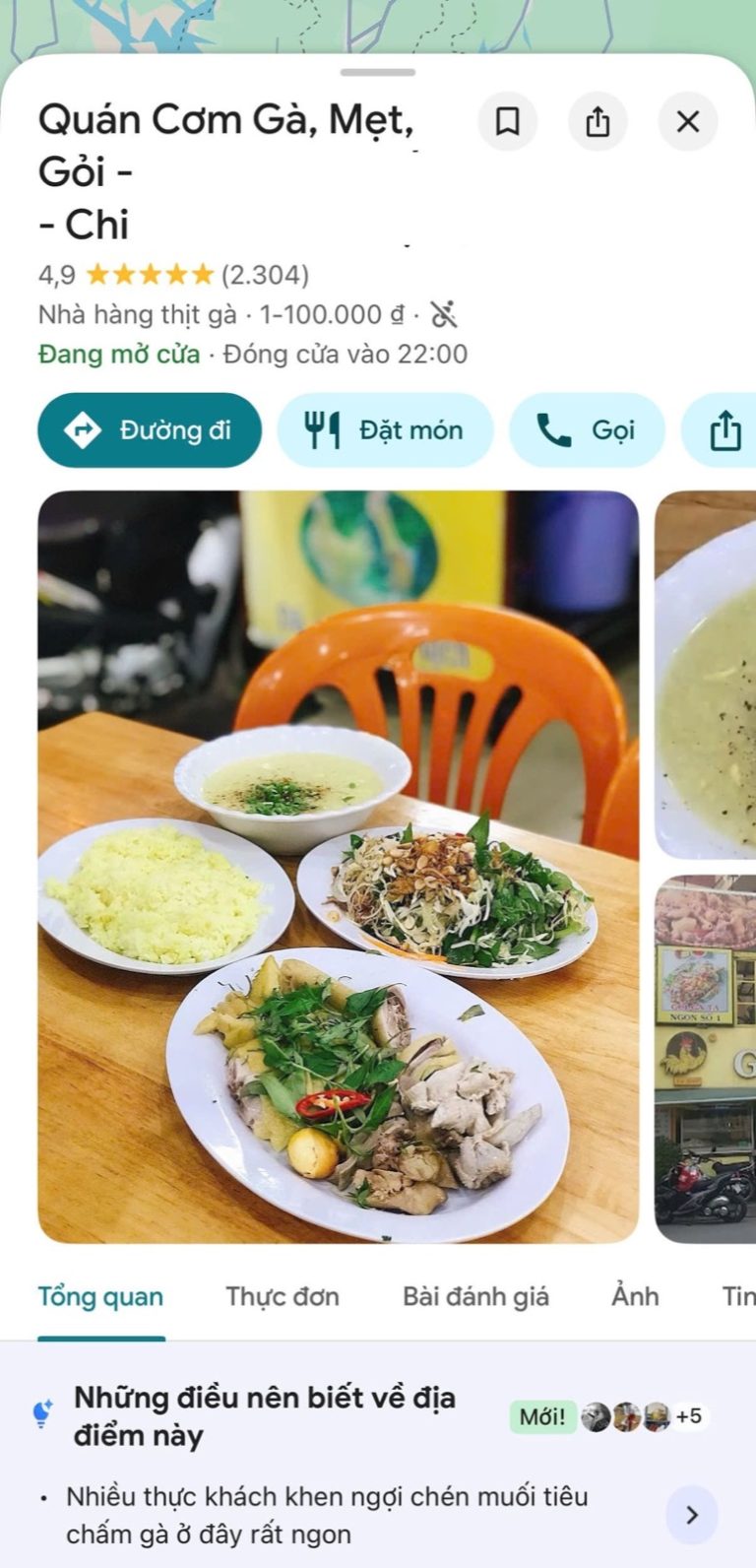 Hồ sơ doanh nghiệp có hình ảnh và đánh giá Google Maps thực tế số 05