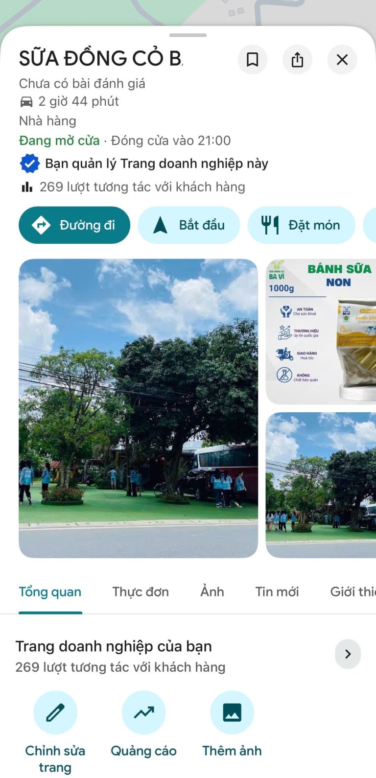 Hồ sơ doanh nghiệp Google Maps đã xác minh thực tế số 04